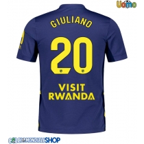 Maglie da calcio Atletico Madrid Giuliano Simeone #20 Seconda Maglia 2025-26 Manica Corta